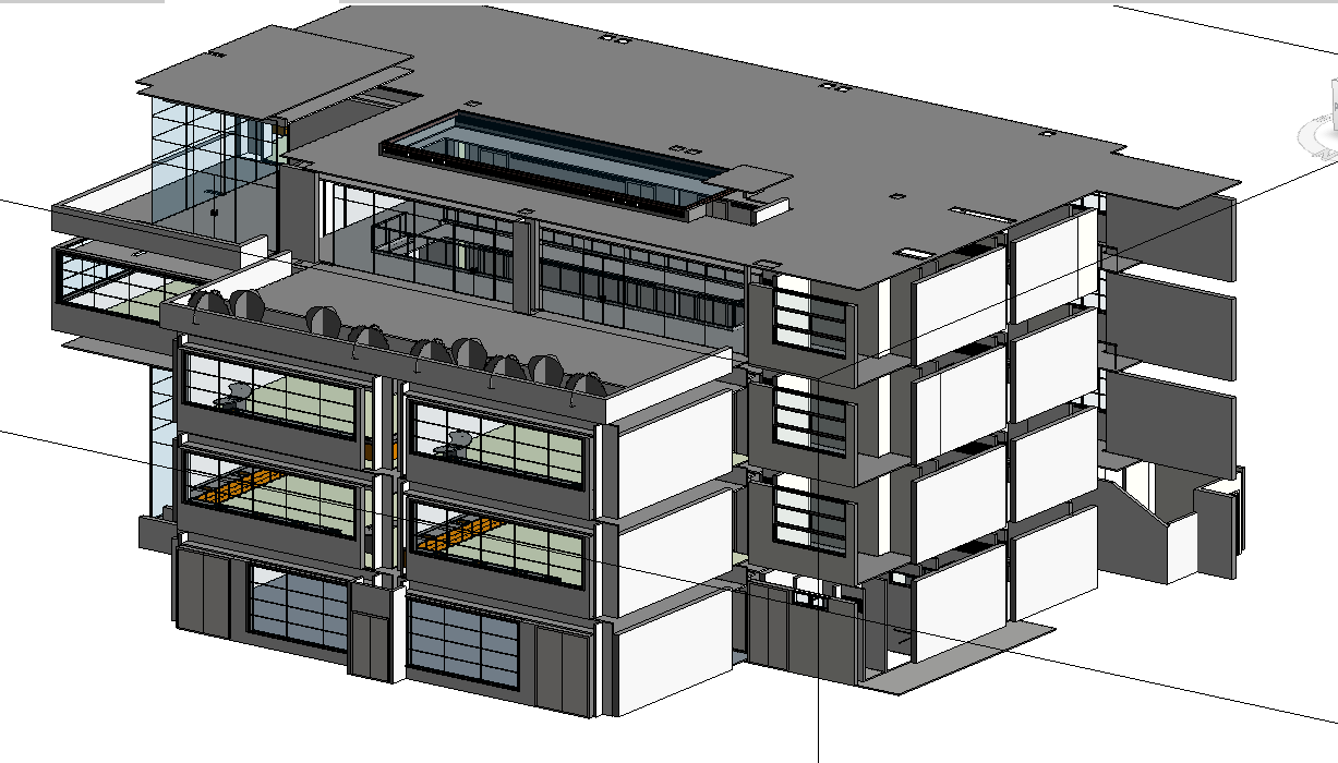 Modelo BIM de una edificación